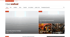 Desktop Screenshot of iloveseafood.com